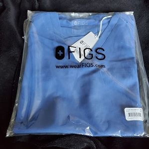 Figs Winning Blue Casma Scrub Top **SOLD**